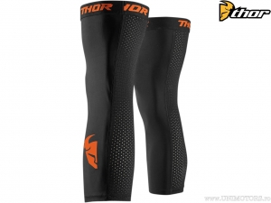 Protections de Genoux Enduro/Cross Comp (Noir/Rouge Orange) - Thor