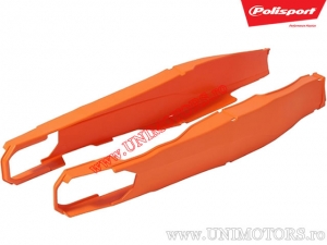 Protectores de basculante naranjas - KTM EXC / EXC Sixdays / EXC TPI / EXC-F ie / EXC-F / EXC-F Sixdays ('12-'19) - Polisport