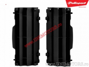 Protectores de radiador negros Husqvarna FC / FE / TC / TE / KTM EXC / EXC-F / SX / SX-F - Polisport