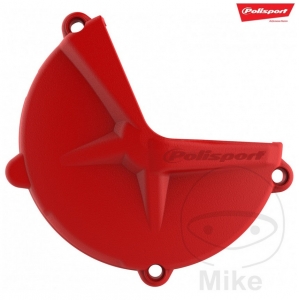 Protezione coperchio frizione rosso Polisport - Gas Gas EC 250 E Racing Omologato Euro4 ('17-'19) - JM