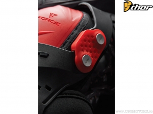 Protezione Ginocchio Enduro/Cross Force XP (Nero/Rosso) - Thor