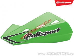 Protezioni mani Qwest (verde - montaggio in plastica) - Polisport