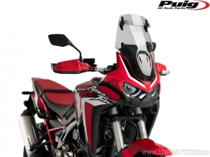 Przedni wiatrochron Puig Visor w kolorze dymionym - Honda CRF 1100 A Africa Twin ABS ('20) - Puig