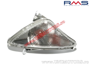 Przezroczysty prawy kierunkowskaz przedni - Yamaha T-Max 500cc (2001-2007) - (RMS)