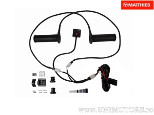 Puños calefactables para motocicleta - 120mm / 12V - 5 etapas - JMT