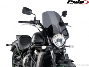 Puig New Generation Touring Windschild für Dunkelrauch Naked - Kawasaki Vulcan 650 S ('15-'16) - Puig