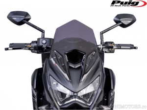 Puig racing szélvédő füstös fekete - Kawasaki Z 800 A ('13-'16) / Z 800 B ABS ('13-'17) - Puig