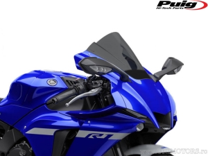 Puig sötét szürke színű első szélvédő - Yamaha YZF-R1 1000 ABS ('20) / YZF-R1 1000 M ABS ('20) - Puig