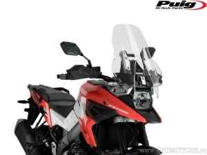 Puig touring szélvédő átlátszó - Suzuki DL 1050 UC V-Strom ABS Gussrad (RQ) ('20) - Puig