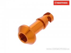 Quick release screw 19 mm orange hex head - JM