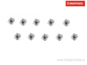 Quick release screws 14 mm silver - JM