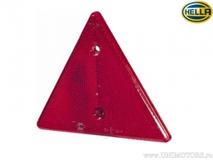 Réflecteur (œil de chat) triangle 156 x 136 mm rouge - Hella