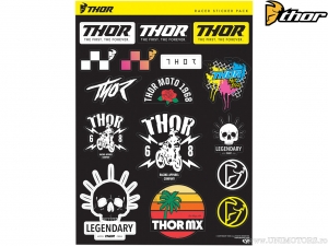 Race Sticker Pack (white / blue / yellow / pink) - Thor