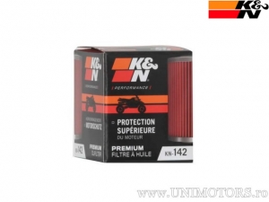 Racing Oil Filter KN-142 - TM Racing EN 250 / MX 250 / SMR 450 / Yamaha WR 400 / YFM 350 / YFM 400 / YZ 250 / YZ 400 - K&N