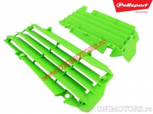 Radiator guards green Kawasaki KX 250 F 4T ('17-'19) - Polisport