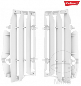 Radiator protection set white Polisport - Beta RR 250 2T Enduro Oilmix ('20) / Beta RR 250 2T Racing ('20) - JM