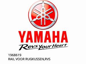 RAIL POUR COUSSIN DE DOSSIER, ACIER INOXYDABLE - 1968619 - Yamaha