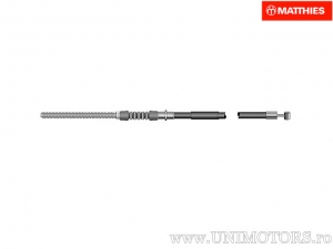 Rear brake cable - Gilera Runner 50 DT / Piaggio Sfera 50 2 DT RST / Sfera 50 2 DT RST Kat / Vespa ET2 50 / S 50 4V - JM