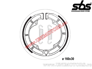 Rear brake pads - 160x30mm SBS 2018 - (SBS)