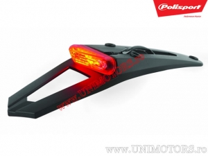 Rear fender extension - LED position and brake lights - universal - Polisport