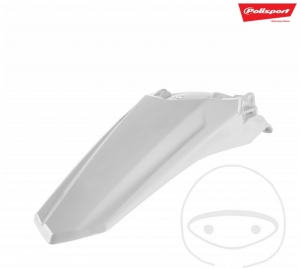 Rear Fender White Polisport - Honda CRF 450 R ('21) - JM