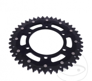 Rear Sprocket Dual ZF - 44 teeth (525 pitch) - Triumph Bonneville 1200 T120 ABS - Black ABS - Bud Ekins ABS / Daytona 675 - JM