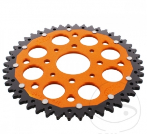 Rear Sprocket Dual ZF - 46 Teeth (520 pitch) - KTM Duke 125 ('11-'12) / Duke 125 ABS ('13) - JM