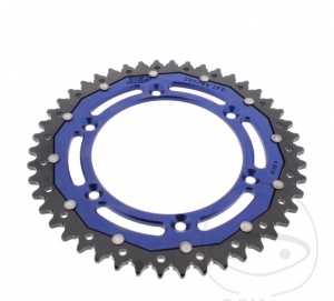 Rear Sprocket Dual ZF - 46 teeth (pitch 520) - Yamaha WR 250 - 400 - 426 - 450 F / Yamaha YZ 125 - Monster Energy Edition - JM