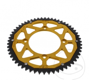 Rear Sprocket Dual ZF - 56 teeth (pitch 428) - Beta RR 125 LC Enduro CBS - Color Red - Color Black - Color White - JM