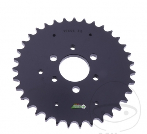 Rear Sprocket Esjot Black - 35 Teeth (428 Pitch) - Adly/Herchee ATV 50 - VG - VS / Bombardier DS 50 / CPI Crab 50 - JM