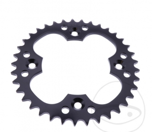 Rear Sprocket Esjot Black - 37 Teeth (520 pitch) - KTM Mini Adventure 50 Junior/ SX Quad 450 - 505 / XC Quad 450 - 525 - JM