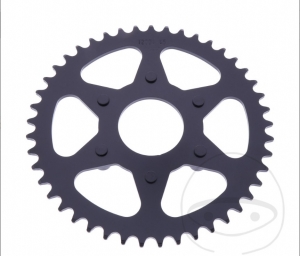 Rear Sprocket Esjot Black - 45 teeth (pitch 415) - Aprilia Red Rose 50 Classic 4-Speed ('92-'93) - 50 Classic 5-Speed ('94-'99) 