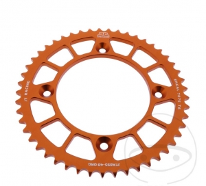 Rear sprocket JTA895.49 ORG (pitch 428) - KTM SX 85 - 17/14 inch - 19/16 inch / Gas Gas MC 85 17/14 inch - 19/16 inch - JM