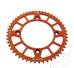 Rear Sprocket JTA895.50 ORG (pitch 428) - Gas Gas MC 85 17/14 - 19/16 Inch / Husqvarna TC 85 17/14 - 19/16 Inch / KTM SX 85 - JM