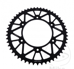 Rear Sprocket JTA897.52 BLK (520 pitch) - Husaberg FC 501 - 550 - 600 Cross / FC 600 Supermoto / FE 250 ie Enduro - JM