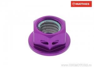 Rear Sprocket Nut Pro Bolt M8 x 1.25 mm Aluminum Racing Violet - JM