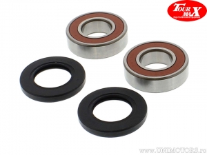 Rear Wheel Bearing and Oil Seal Kit - Kawasaki KLX 250 S ('09-'14) / KLX 650 R ('94-'01) / KX 125 K ('96) - TourMax