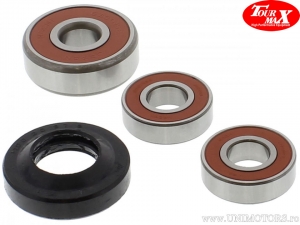 Rear Wheel Bearing and Oil Seal Kit - Yamaha YZ 80 ('84-'85) / Yamaha YZ 80 17/14 Inch ('86-'92) - TourMax