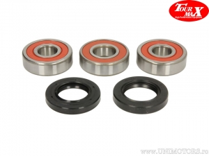 Rear Wheel Bearings and Seals Kit - Honda CBR 600 F / FT 500 / VF 500 F Interceptor / VF 500 F2 Interceptor - TourMax