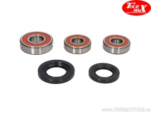 Rear Wheel Bearings and Seals Kit - Yamaha FJ 1200 / FZR 1000 / GTS 1000 / XJR 1200 / XJR 1300 / XJR 1300 SP - TourMax