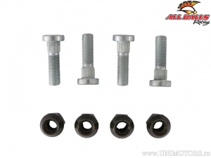 Rear Wheel Bolt/Nut Set - Kawasaki KVF650I Brute Force 4WD ('06-'13) / KVF750 Brute Force 4WD ('05-'07) - All Balls