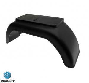 Rear Wheel Fender (Black) - Piaggio Ape 50 ('09-'18) / Ape 50 Euro 4 ('18-'20) / Ape Mix ('98-'08) 2T AC 50cc - Piaggio