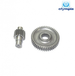 Rear Wheel Gear Set Kit Z16/47 - Piaggio Sfera / Zip Fast Rider / Typhoon / Storm / NRG 2T 50cc ('95-) - Olympia