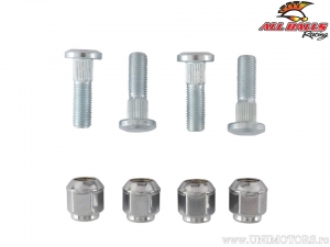 Rear Wheel Lug Nut and Bolt Set - Honda TRX500FA Fourtrax Foreman Rubicon ('01-'06) / TRX500FGA ('04-'06) - All Balls