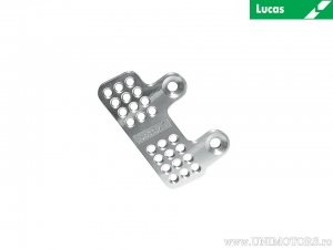 Rechter Aluminium-Fußrastenhalter-Adapter - Suzuki GSX-R 1000 / GSX-R 1000 U1 / GSX-R 600 / GSX-R 600 U3 / SV 1000 - Lucas TRW