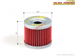 Red Chilli Oil Filter (diameter 44mm / height 40mm) - Hyosung Comet 125 Air 4T E2 ('02-'08) - Malossi