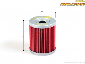 Red Chilli Oil Filter (diameter 44mm / height 55mm) - MBK Evolis ABS 400i H2O 4T E3 ('13-'16) - Malossi