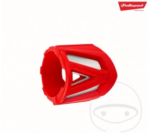 Red Polisport 340 - 400 mm Exhaust Pipe Guard