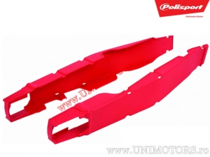 Red swingarm protectors - Honda CR 125 R ('04-'07) / CRF 250 X ('08-'19) - Polisport