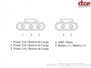 Relè di carica - Bombardier DS 650 / DS 650 BajaX ('00-'06) / Sea Doo 3D / GSX / GTX ('98-'04) - DZE